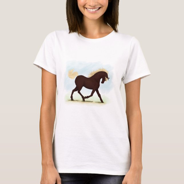 Camiseta Cavalo da Montanha Rochosa (Frente)