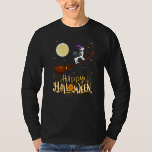 Camiseta Cavalo de Cão Malamute do Alasca Bruxa Shotgun Hal