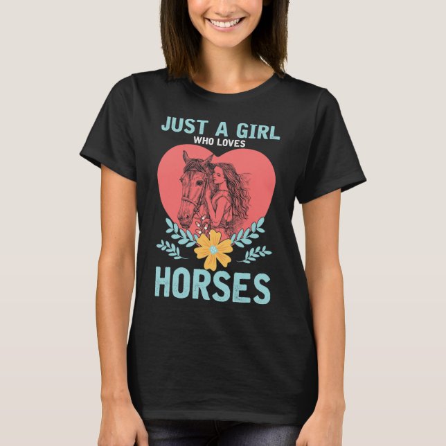 Camiseta Cavalo-de-cavalo-Presente (Frente)