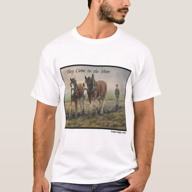 Camiseta cavalo de condado (Frente)
