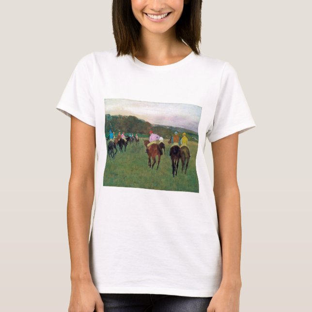 Camiseta Cavalo de Corrida Longchamp, Edgar Degas (Frente)