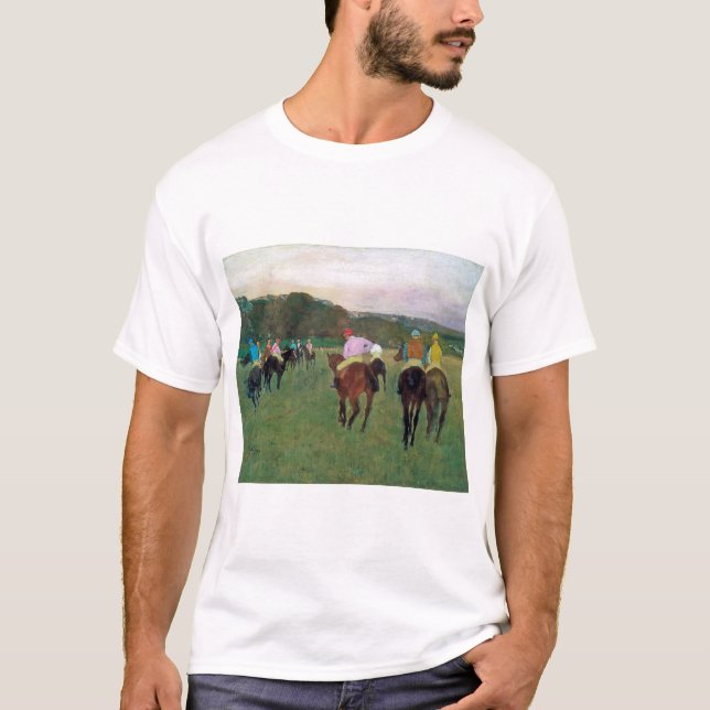 Camiseta Cavalo de Corrida Longchamp, Edgar Degas (Frente)