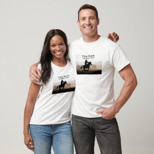 Camiseta Cavalo De Cowboy Ranch Personalizado Estabelecido