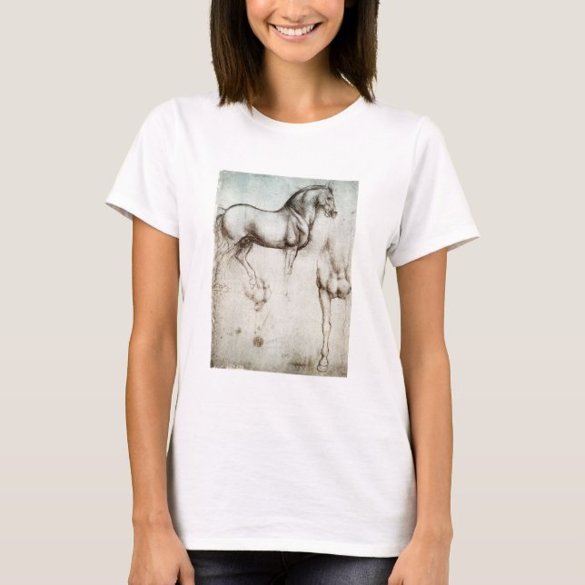 Camiseta Cavalo de da Vinci (Frente)