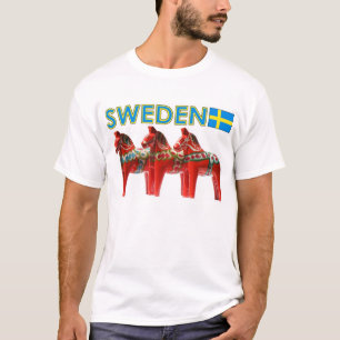 Camiseta Cavalo de Dala da suecia