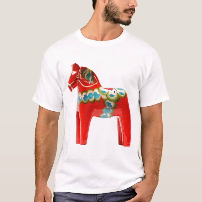 Camiseta Cavalo de Dala da suecia (Frente)