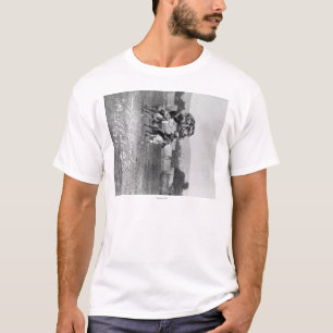Camiseta Cavalo de equitação de "Buffalo Bill" Cody ao la