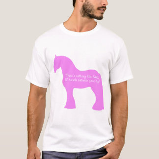 Camiseta Cavalo de esboço de 12 mãos