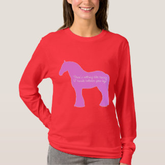 Camiseta Cavalo de esboço de 12 mãos