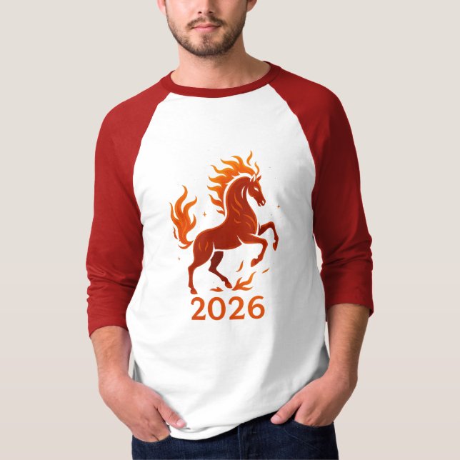 Camiseta Cavalo de fogo 2026 (Frente)
