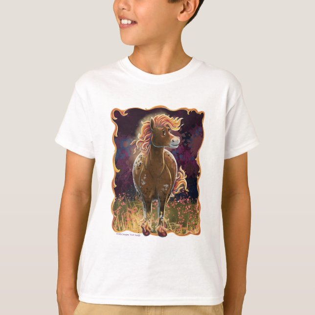 Camiseta Cavalo de Fogo Fofo Frente e Verso (Frente)