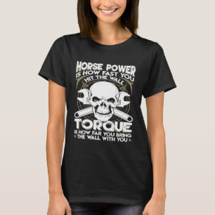 Camiseta Cavalo de força Torque Diesel Mecânico Dia dos Pai