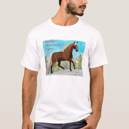 Camiseta Cavalo de Gaited da montanha rochosa