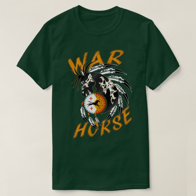 Camiseta Cavalo de Guerra 4 (Frente do Design)