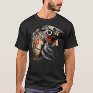 Camiseta Cavalo de Guerra Longa Folga