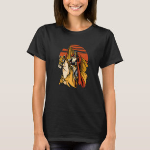 Camiseta Cavalo de Lutador Templário Antigo