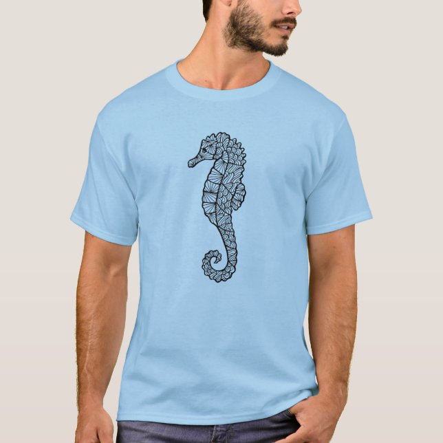 Camiseta Cavalo de mar inspirado (Frente)