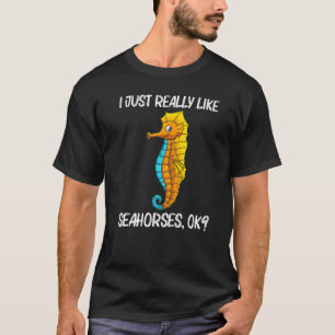 Camiseta Cavalo De Mar legal Para Homens Mulheres Oceânicas