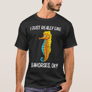 Camiseta Cavalo De Mar legal Para Homens Mulheres Oceânicas