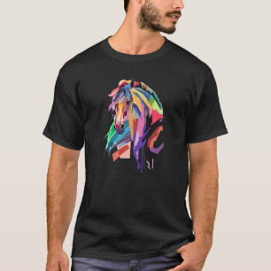 Camiseta Cavalo De Montar Para Mulheres Meninas