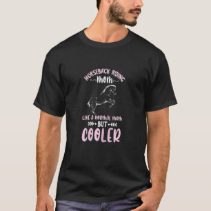 Camiseta Cavalo de Montaria Feminino Mãe de Equitação Caval