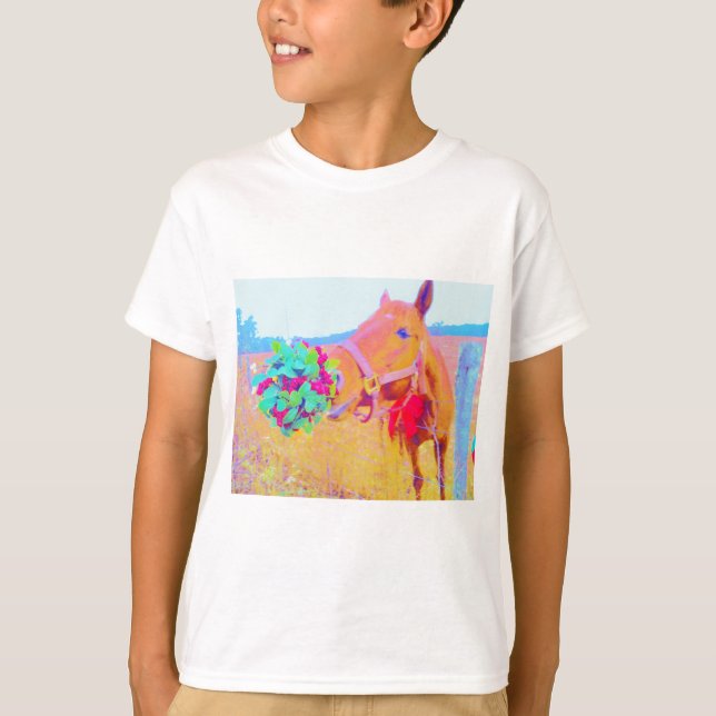 Camiseta Cavalo de Natal (Frente)