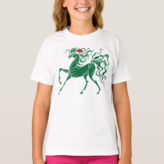 Camiseta Cavalo de Natal (Frente)
