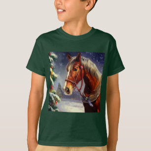 Camiseta Cavalo de Natal 1