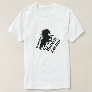 Camiseta Cavalo de Odin em Basco - Odinen zaldia