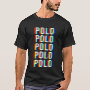 Camiseta Cavalo de Pólo Retro Jogador de Pólo Esportes Cava