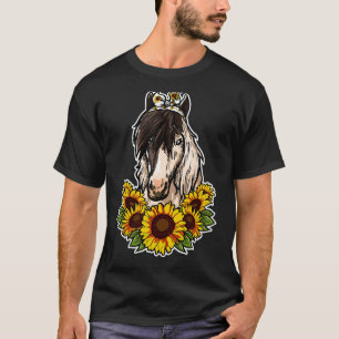 Camiseta Cavalo de Presente de Amor Fofo Decoração de Giras