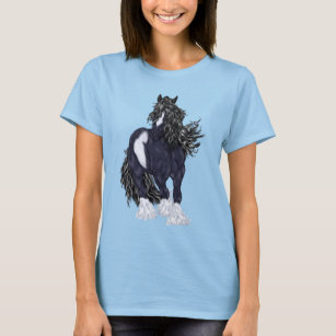 Camiseta Cavalo de Rascunho de Vanner Cigano