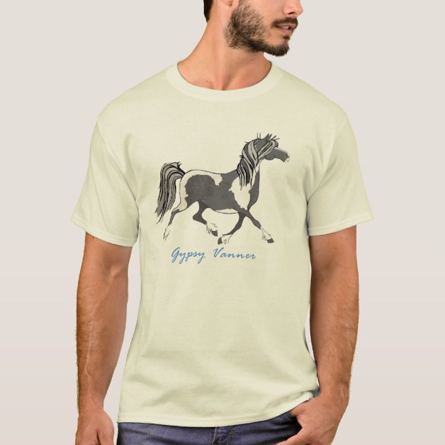 Camiseta Cavalo de Vanner Cigano (Frente)