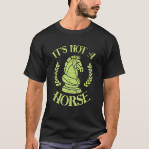 Camiseta Cavalo de Xadrez Não é Um Cavalo
