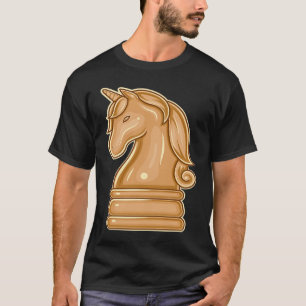 Camiseta Cavalo de xadrez Springer unicórnio para jogadores