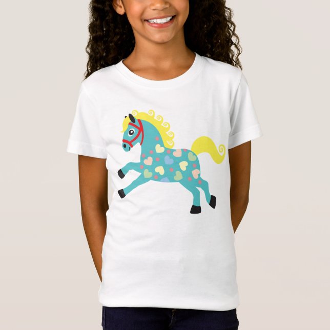 Camiseta cavalo decorativo (Frente)