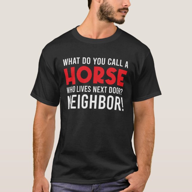 Camiseta Cavalo Dizendo (Frente)