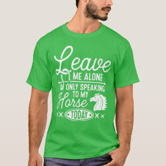 Camiseta Cavalo dizendo moça de cavalo