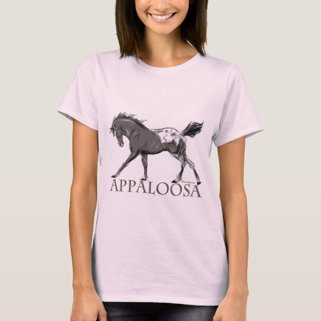 Camiseta Cavalo do Appaloosa (Frente)