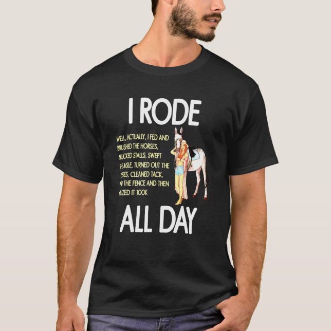 Camiseta Cavalo do Dia todo (Frente)