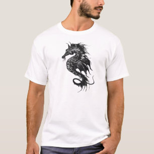Camiseta Cavalo do Mar Irritado em Preto