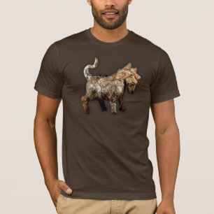Camiseta Cavalo do terracotta do produto manufacturado da