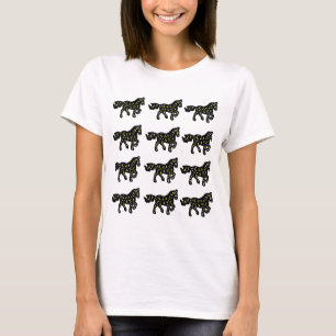 Camiseta Cavalo do Zodíaco Chinês Galáxia – Cavalo Cósmico