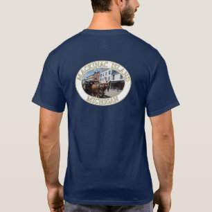 Camiseta Cavalo e Carruagem na Ilha Mackinac Centro, MI