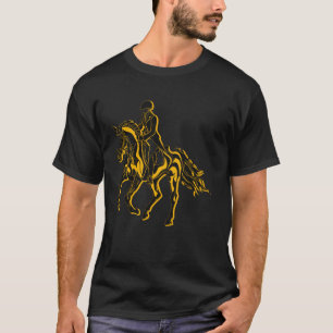 Camiseta Cavalo e Cavaleiro Elegantes Equitação Equestria