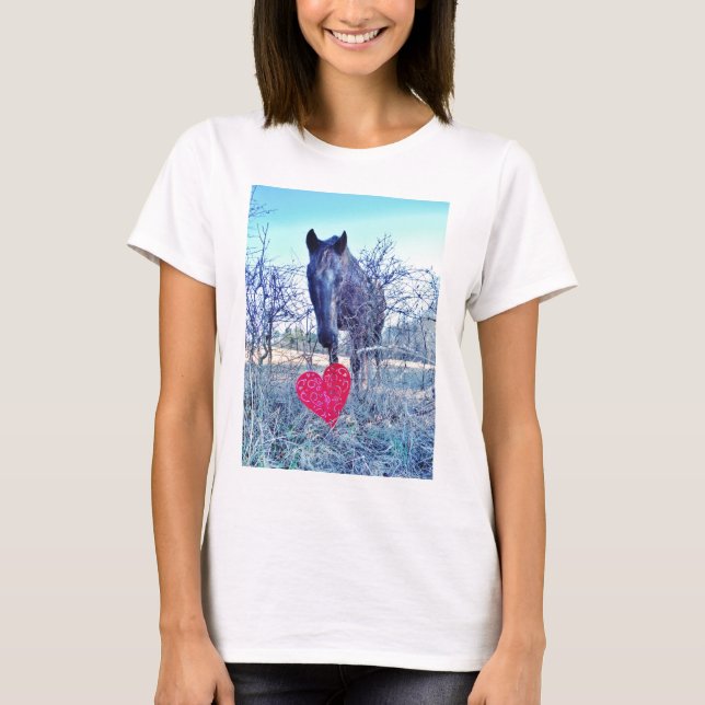 Camiseta Cavalo e Coração (Frente)