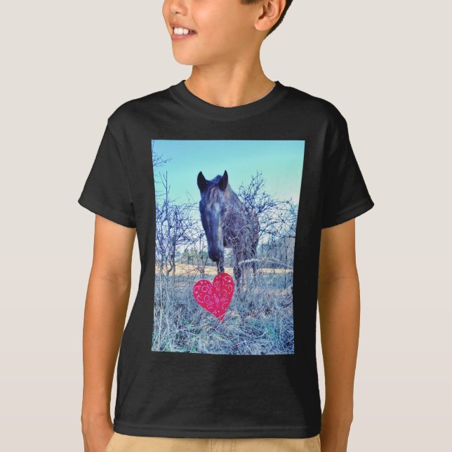 Camiseta Cavalo e Coração (Frente)