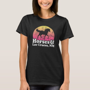 Camiseta Cavalo e Mulheres ou Meninas de New Mexico Cavalos