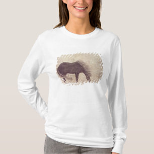 Camiseta Cavalo e noivo no inverno