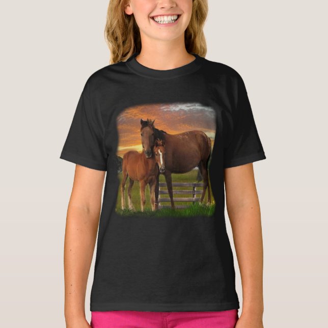 Camiseta Cavalo e pônei (Frente)